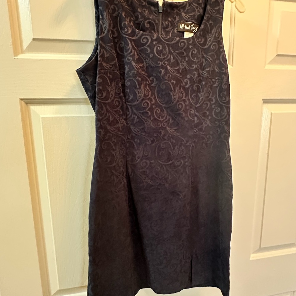 All that Jazz Navy Swirl Dress